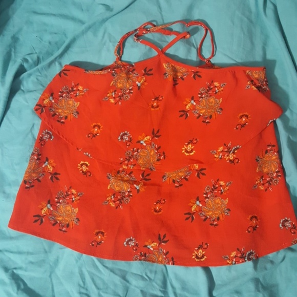 Cross Strapped Blouse/Crop Top - Picture 1 of 4